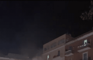 Anzio, incendio allo storico Emporio Venturi in piazza Pia