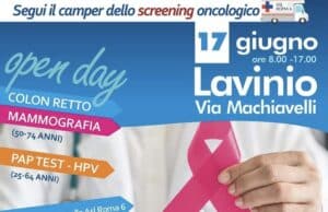 Open day, screening per la prevenzione oncologica a Lavinio