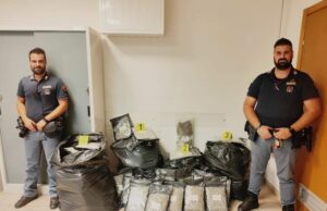 20enne arrestato per spaccio: nascondeva più di 60 chili di marijuana