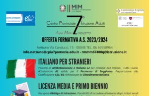 Corsi per adulti presso la scuola di via Canducci