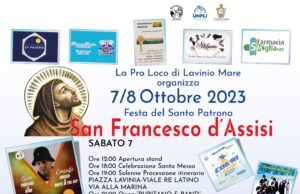 Il 7 e l’8 ottobre arriva la festa del Santo Pratono a Lavinio