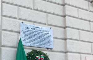 Scoperta a Nettuno una targa in ricordo di Giacomo Matteotti
