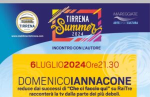 Incontro con lo scrittore Domenico Iannacone al “Tirrena Summer 2024” ad Anzio