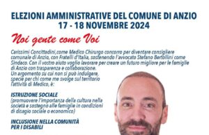 Incontro con i giovani ad Anzio per il candidato Mirko Montanari