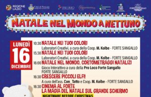“Natale a Nettuno”, il programma della giornata