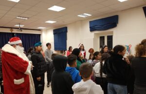 Anzio, la festa di Natale dei ragazzi del doposcuola Caritas e Associazione C.U.R.A.