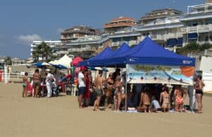 “Spiagge serene” è approdato allo stabilimento balneare Scacciapensieri a Nettuno