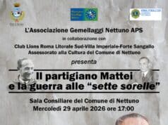 Nettuno conclude la Settimana della Resistenza, dedicata a Leda Cochi, con un convegno su Enrico Mattei