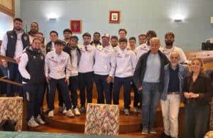 Baseball, sabato scatta il campionato serie A Gold: presentato in Comune il Nettuno 1945