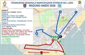 Domani raduno regionale dei gruppi storici ad Anzio, tutte le modifiche al traffico e alla viabilità