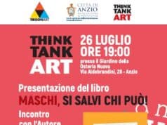 Al Giardino della Osteria di Anzio la presentazione del libro “Maschi, si salvi chi può!”